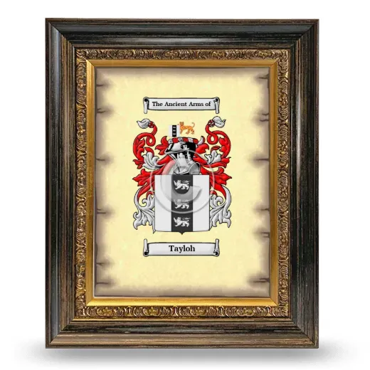 Tayloh Coat of Arms Framed - Heirloom