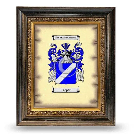 Teeper Coat of Arms Framed - Heirloom