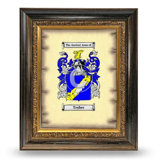 Teyber Coat of Arms Framed - Heirloom