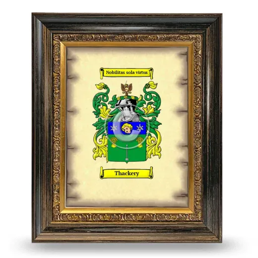 Thackery Coat of Arms Framed - Heirloom