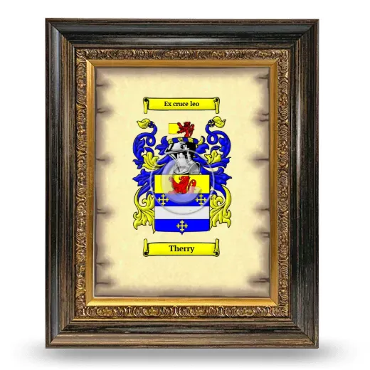 Therry Coat of Arms Framed - Heirloom
