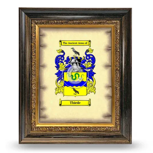 Thiede Coat of Arms Framed - Heirloom