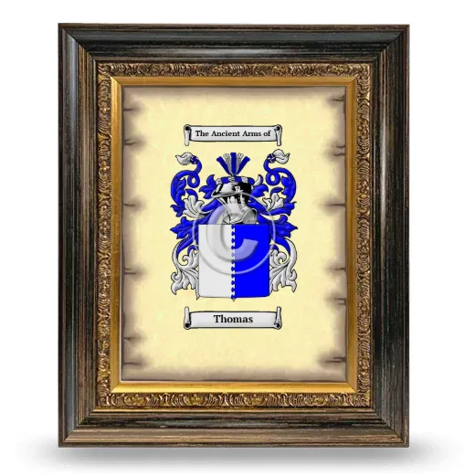 Thomas Coat of Arms Framed - Heirloom
