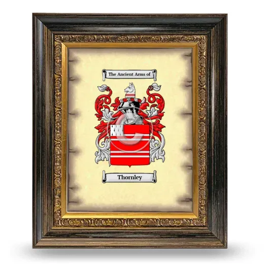 Thornley Coat of Arms Framed - Heirloom