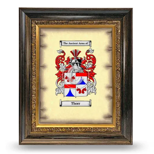 Thorr Coat of Arms Framed - Heirloom