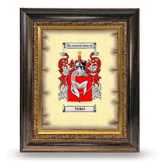 Tickel Coat of Arms Framed - Heirloom