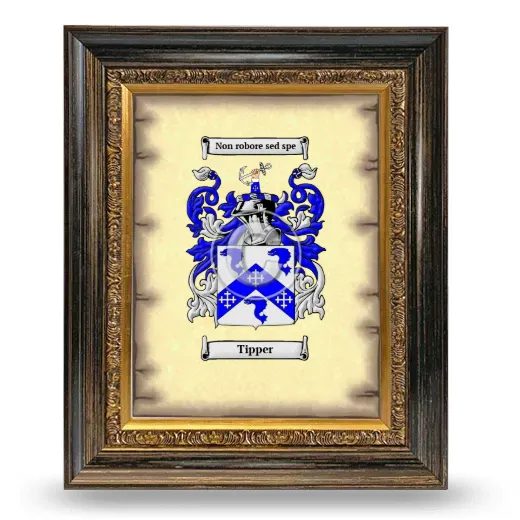 Tipper Coat of Arms Framed - Heirloom