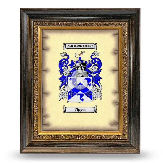 Tippet Coat of Arms Framed - Heirloom