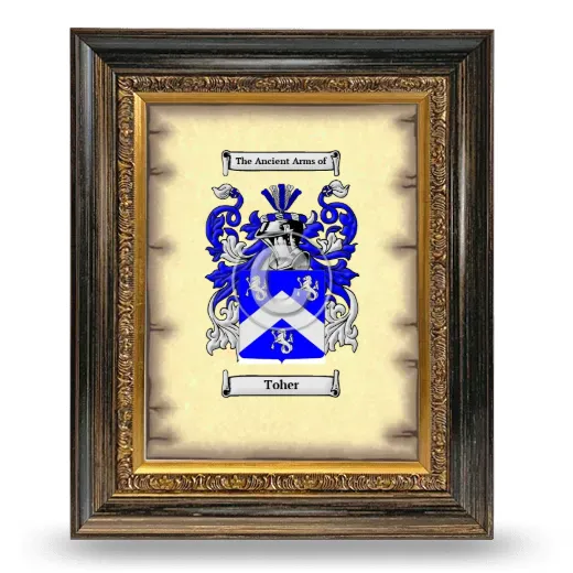 Toher Coat of Arms Framed - Heirloom