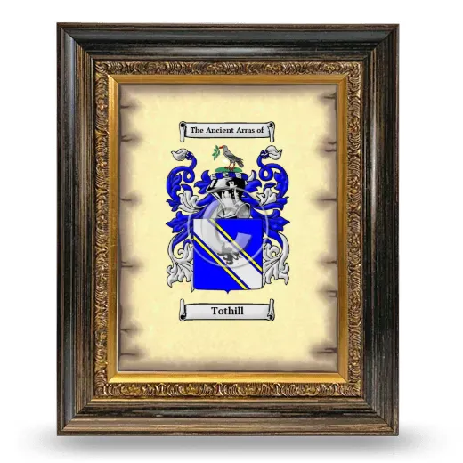 Tothill Coat of Arms Framed - Heirloom