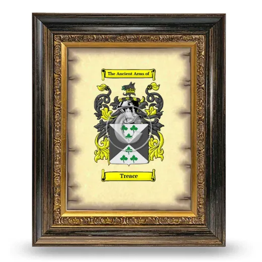 Treace Coat of Arms Framed - Heirloom