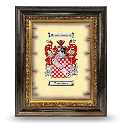 Treadaway Coat of Arms Framed - Heirloom