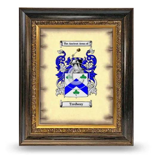 Tredway Coat of Arms Framed - Heirloom