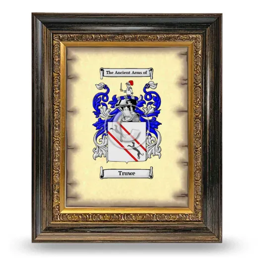 Truwe Coat of Arms Framed - Heirloom