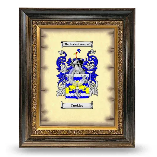Tuckley Coat of Arms Framed - Heirloom