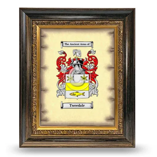 Tweedale Coat of Arms Framed - Heirloom