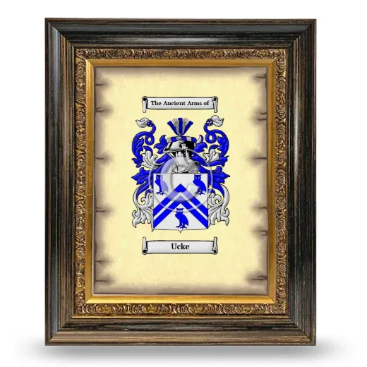 Ucke Coat of Arms Framed - Heirloom
