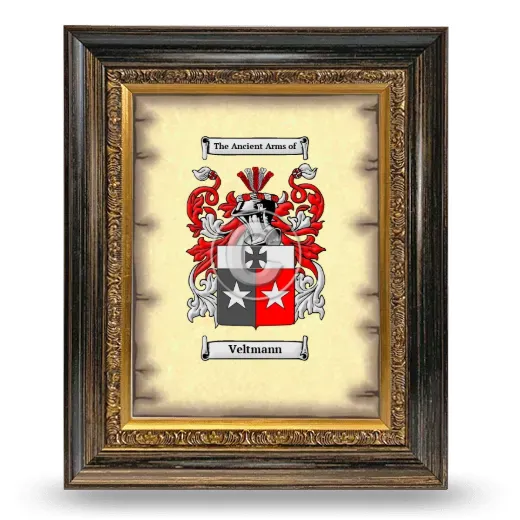 Veltmann Coat of Arms Framed - Heirloom