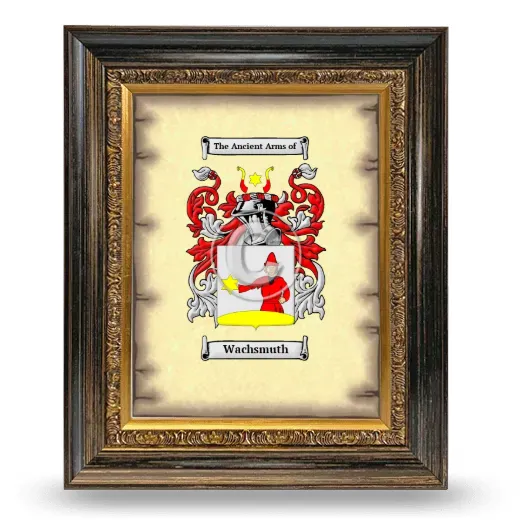 Wachsmuth Coat of Arms Framed - Heirloom