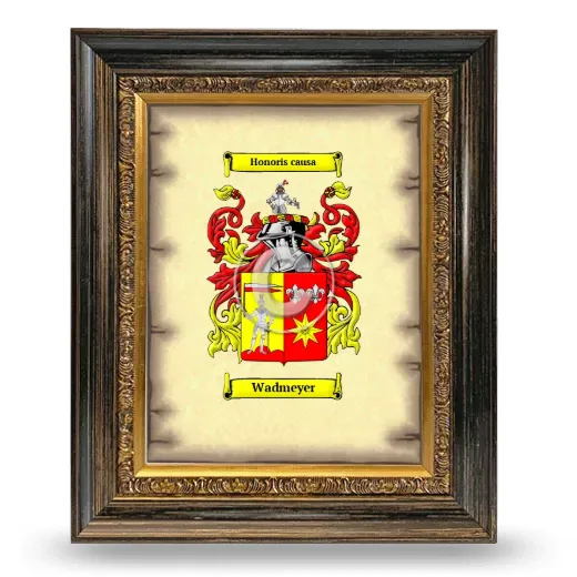 Wadmeyer Coat of Arms Framed - Heirloom
