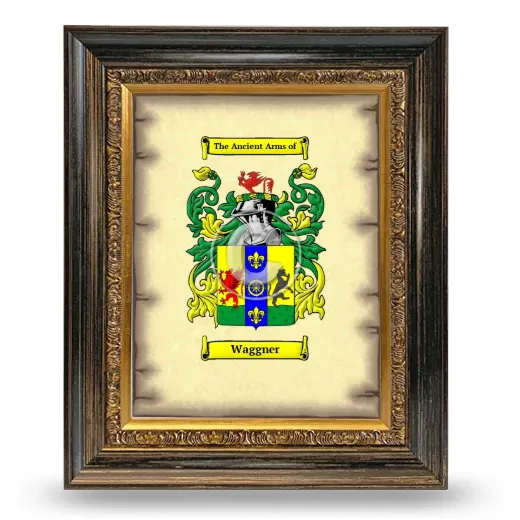 Waggner Coat of Arms Framed - Heirloom