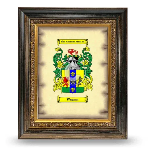 Wagner Coat of Arms Framed - Heirloom