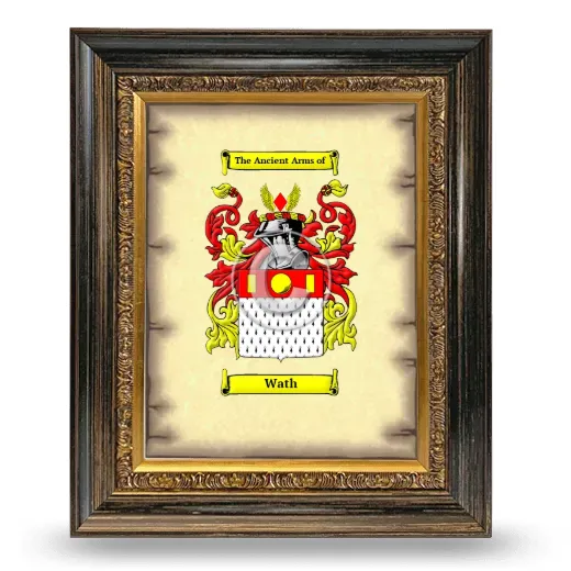 Wath Coat of Arms Framed - Heirloom