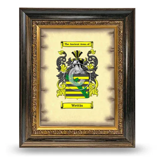 Wettin Coat of Arms Framed - Heirloom