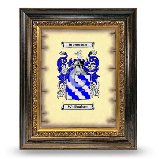Whilbraham Coat of Arms Framed - Heirloom