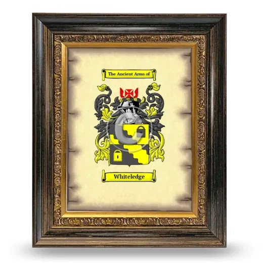 Whiteledge Coat of Arms Framed - Heirloom