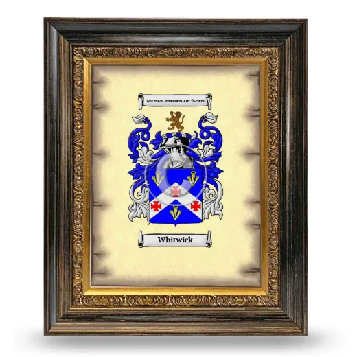 Whitwick Coat of Arms Framed - Heirloom