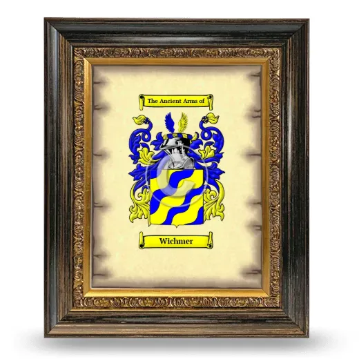 Wichmer Coat of Arms Framed - Heirloom