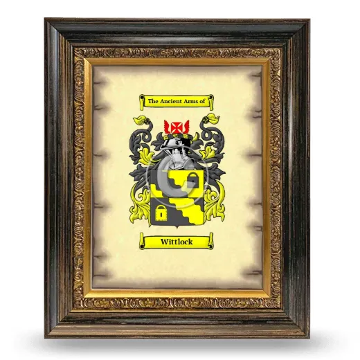 Wittlock Coat of Arms Framed - Heirloom