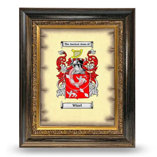 Wizel Coat of Arms Framed - Heirloom