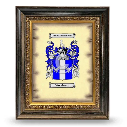 Woodward Coat of Arms Framed - Heirloom