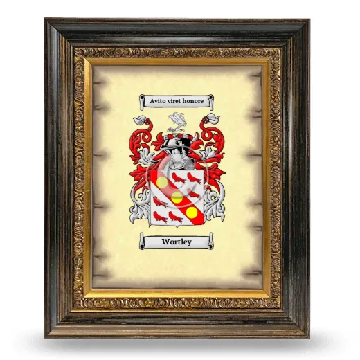 Wortley Coat of Arms Framed - Heirloom