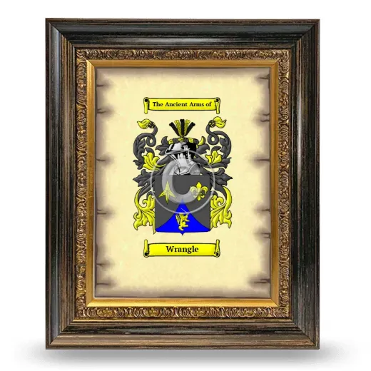 Wrangle Coat of Arms Framed - Heirloom