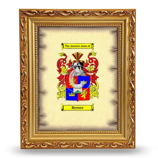 Bresser Coat of Arms Framed - Gold
