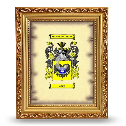 Chep Coat of Arms Framed - Gold