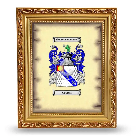 Coyent Coat of Arms Framed - Gold