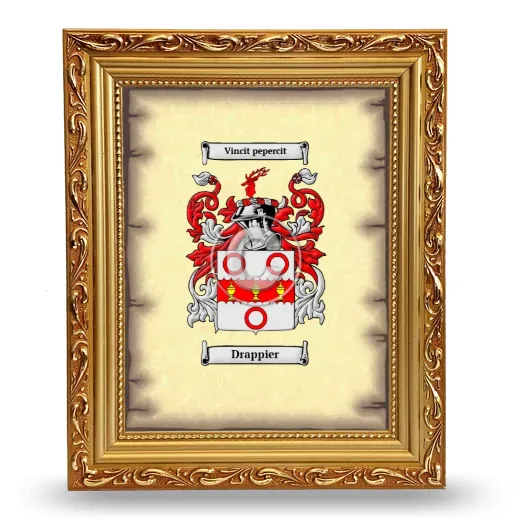 Drappier Coat of Arms Framed - Gold