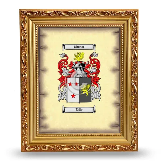 Edle Coat of Arms Framed - Gold