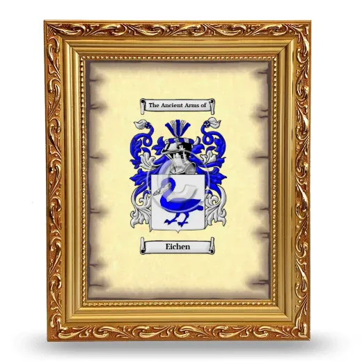 Eichen Coat of Arms Framed - Gold