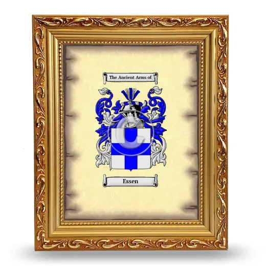 Essen Coat of Arms Framed - Gold