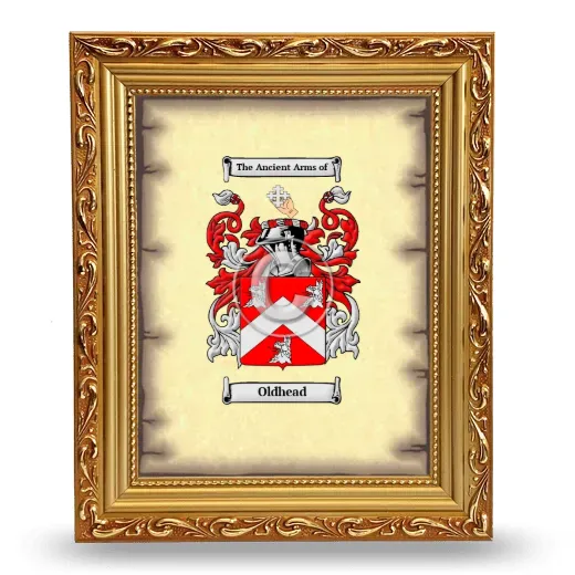 Oldhead Coat of Arms Framed - Gold