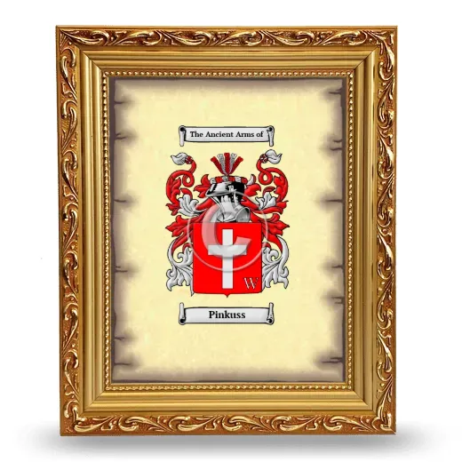 Pinkuss Coat of Arms Framed - Gold