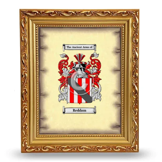 Reddam Coat of Arms Framed - Gold