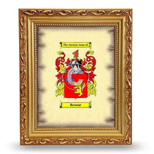 Resene Coat of Arms Framed - Gold