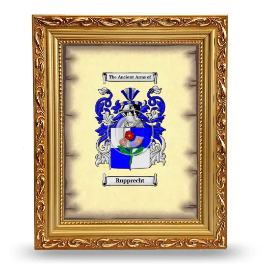 Rupprecht Coat of Arms Framed - Gold