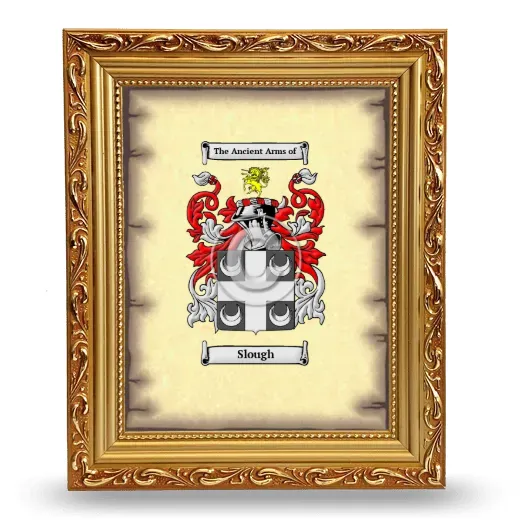 Slough Coat of Arms Framed - Gold